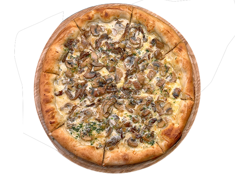 Mushroom and Truffle Oil Pizza